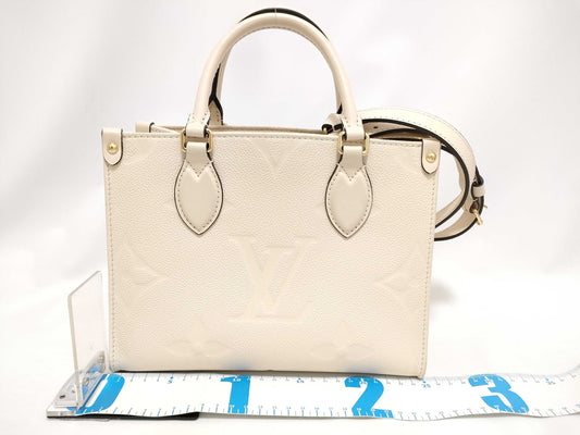 LOUIS VUITTON Monogram Empreinte M48569 On the Go PM Handbag
