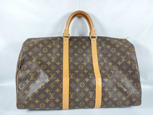 LOUIS VUITTON Monogram M41426 Keypol 50 Boston Bag