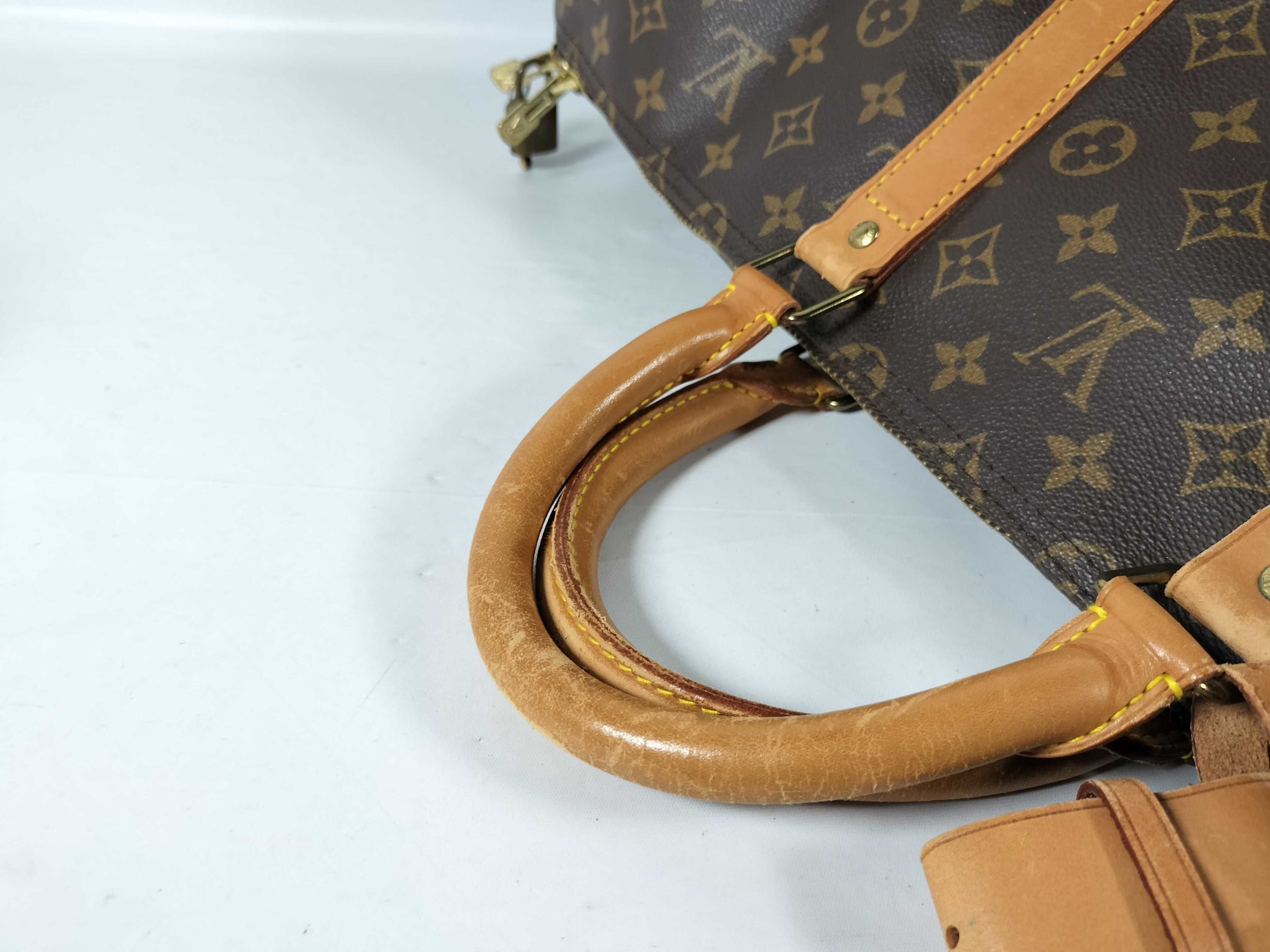LOUIS VUITTON Monogram M41414 Keepol Bangliere 55 Boston Bag