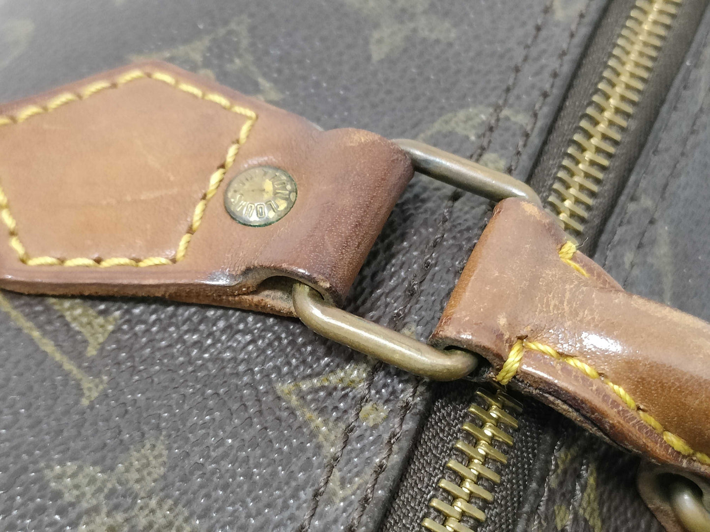LOUIS VUITTON Monogram M41107 Speedy 35 Boston Bag