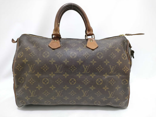 LOUIS VUITTON Monogram M41107 Speedy 35 Boston Bag