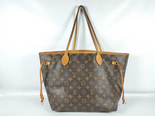 LOUIS VUITTON Monogram M40156 Neverful MM Tote Bag