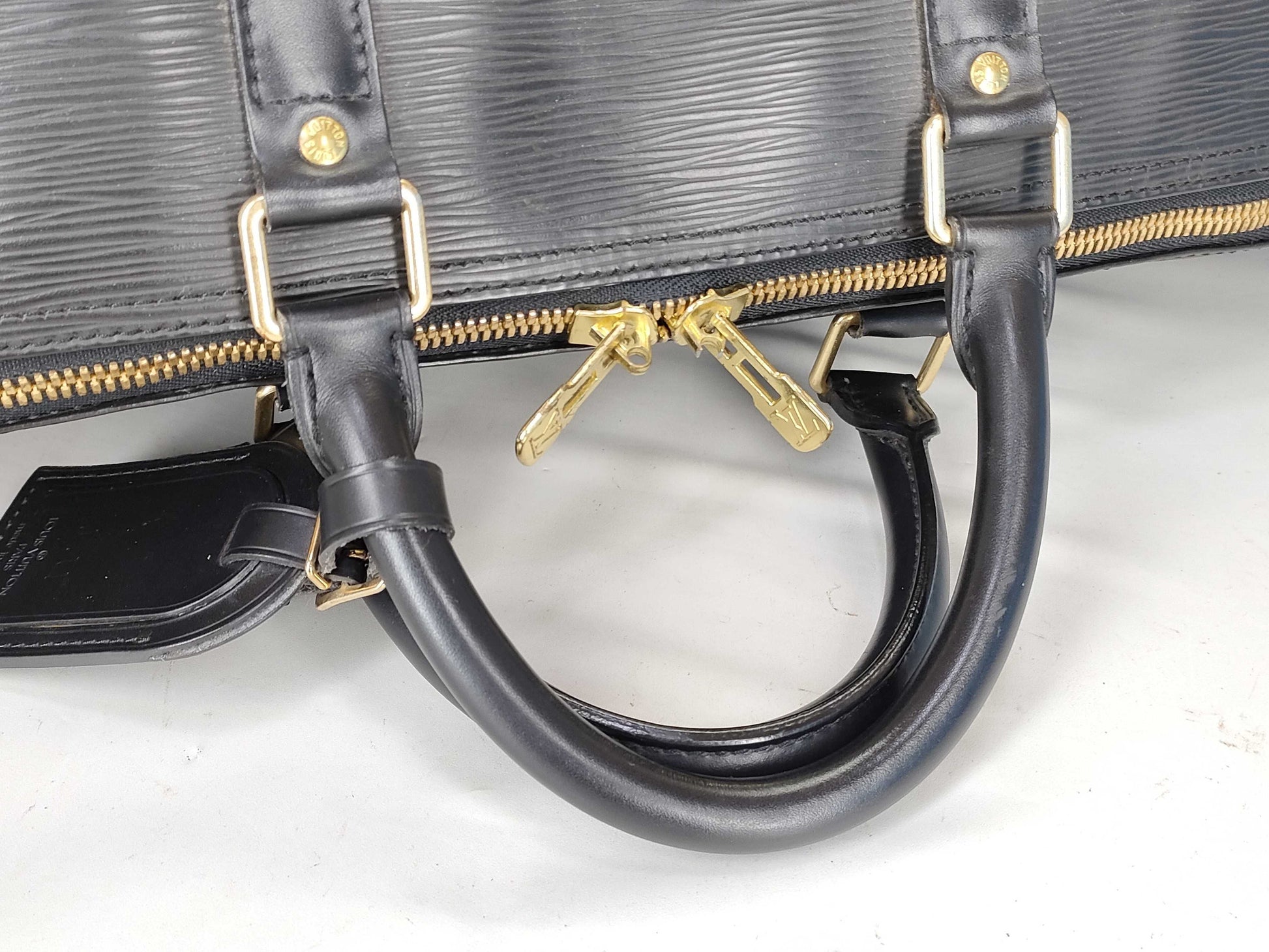LOUIS VUITTON Epi M59052 Keypol 55 Epi Boston Bag