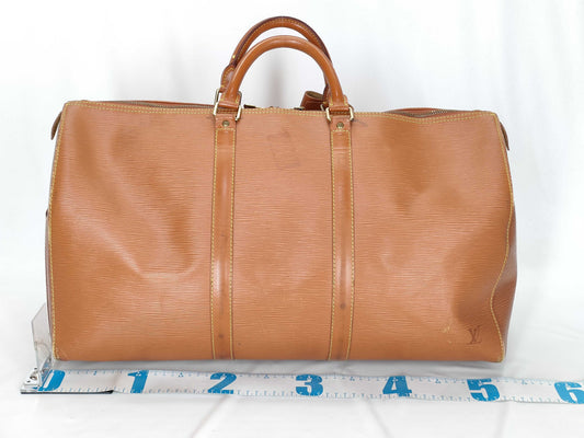 LOUIS VUITTON Epi M42968 Keepol 50 Epi Boston Bag