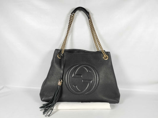 GUCCI Soho Interlocking Tote Tote Bag