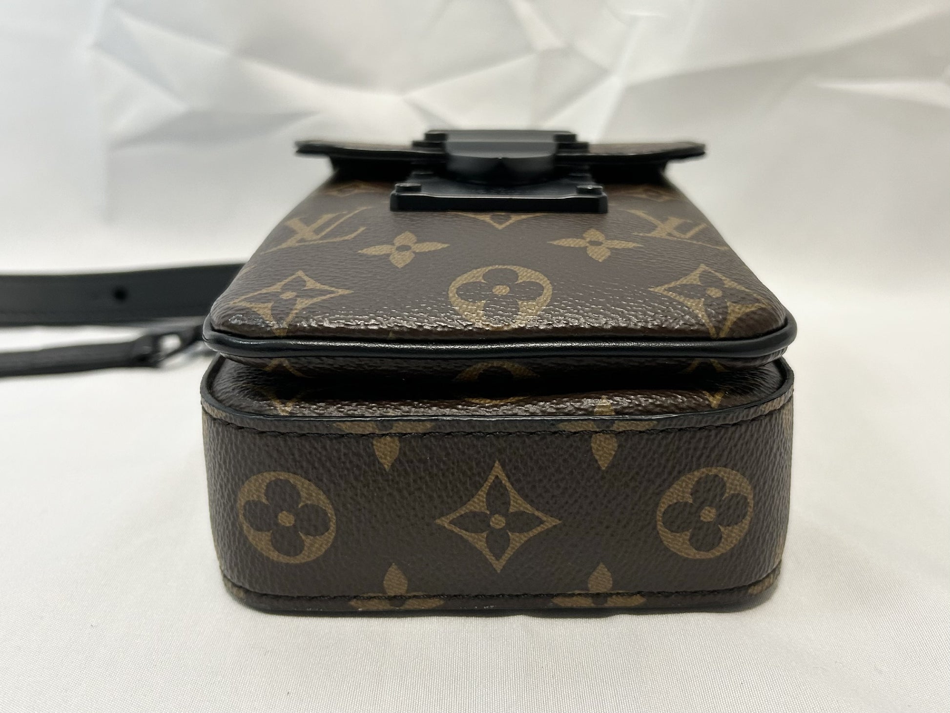 LOUIS VUITTON Monogram S-Lock Vertical Wearable Wallet Shoulder Bag