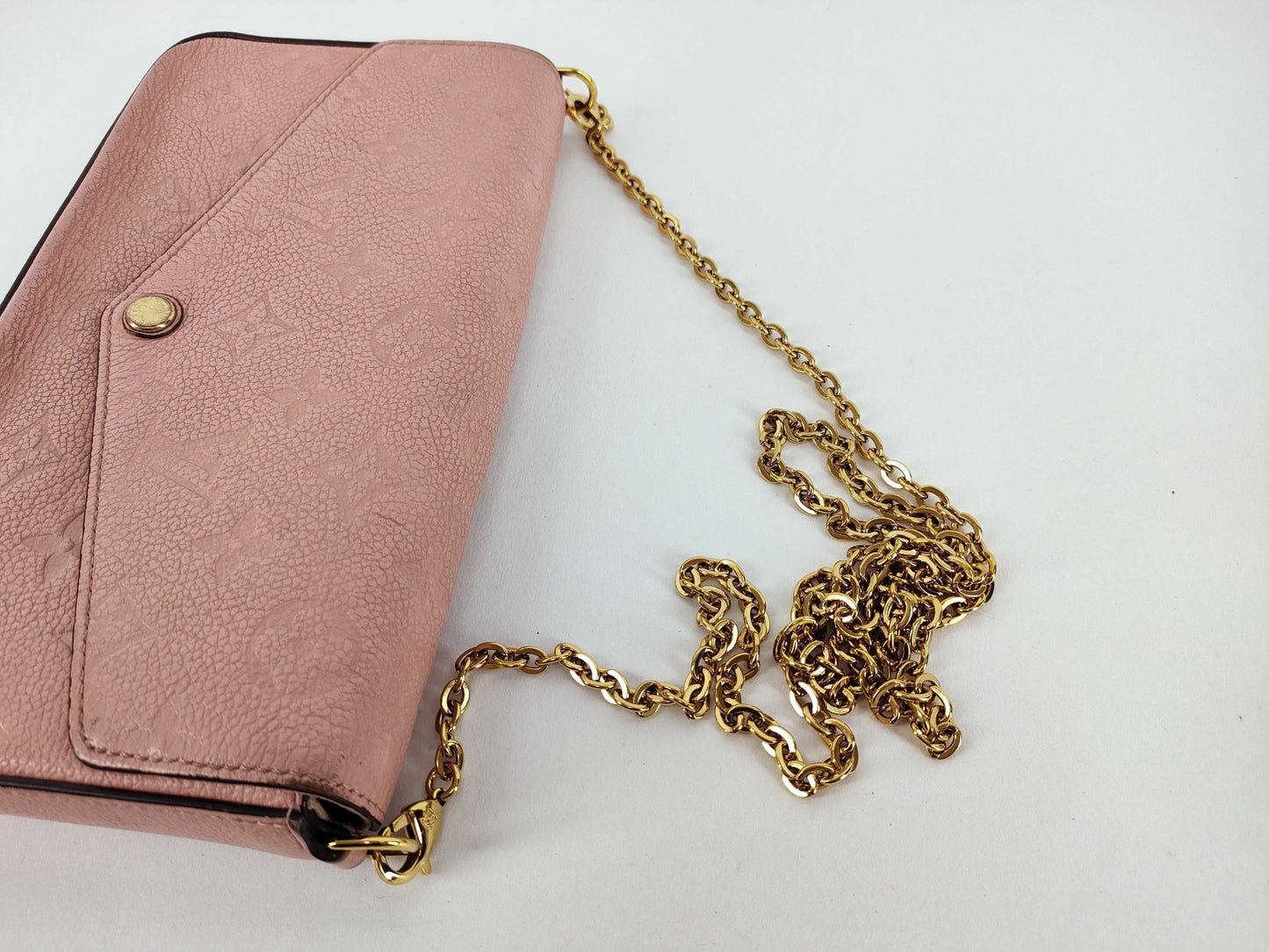 LOUIS VUITTON Monogram Unplant LOUIS VUITTON Monogram Unplanted Pochette Felicity M82608 IC Chip Pocket x2 Chain Shoulder Bag