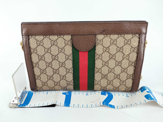GUCCI GG Supreme GUCCI GG Supreme Ophidia Chain Shoulder Bag Shoulder Bag