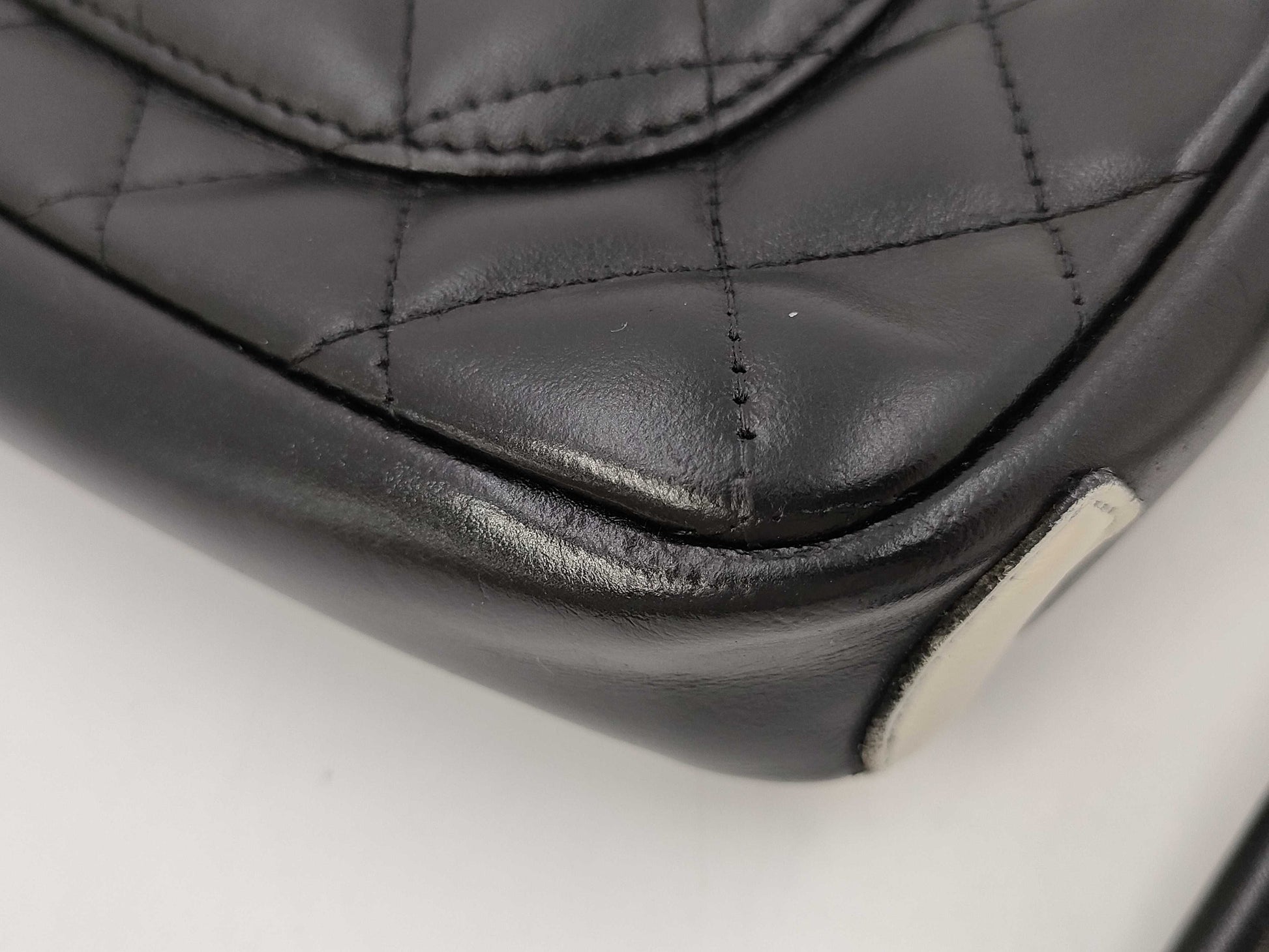 CHANEL Cambon Line Shoulder Bag Black with Seal