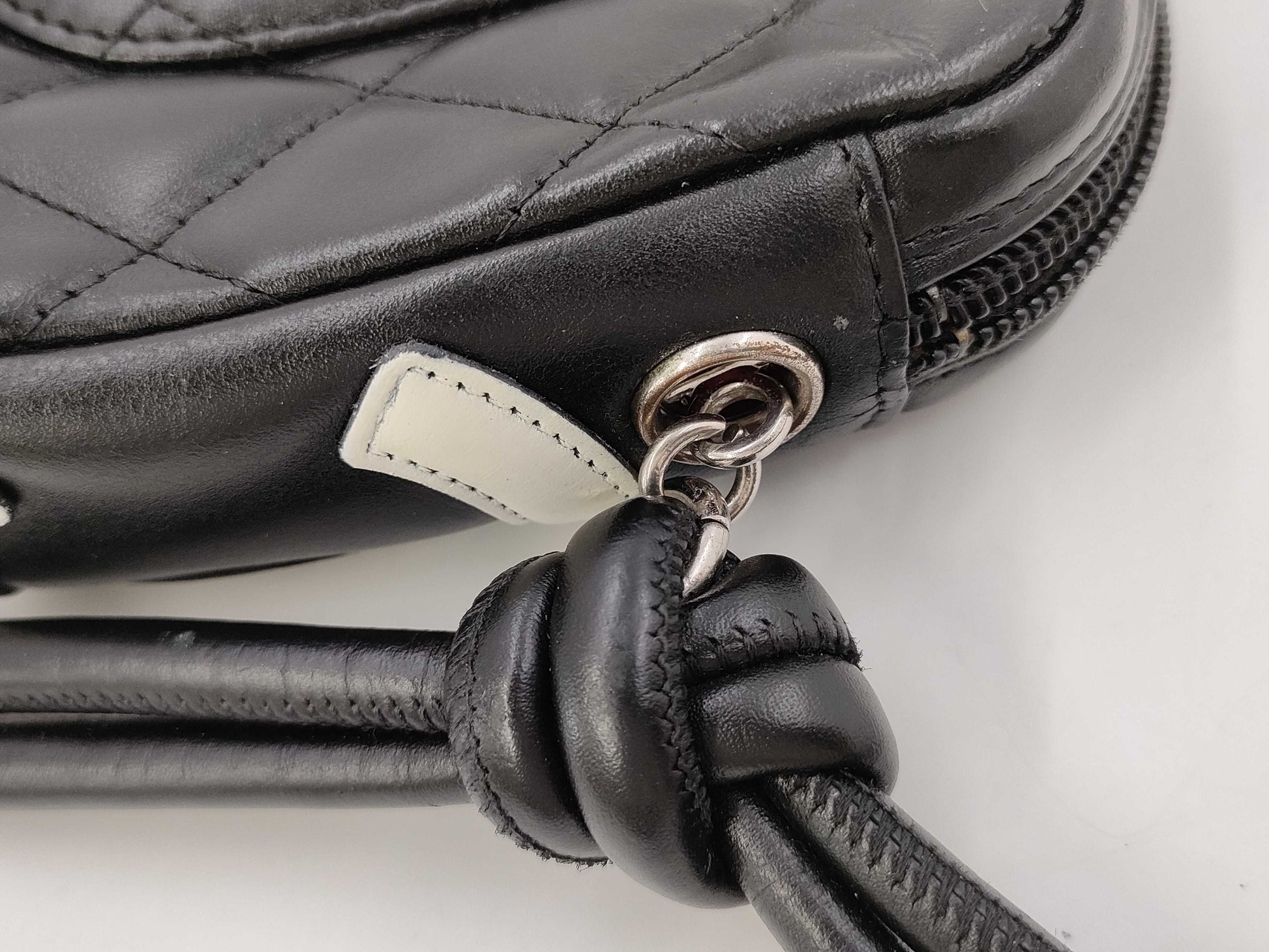 CHANEL Cambon Line Shoulder Bag Black with Seal