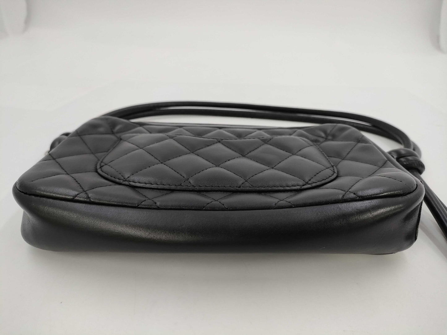 CHANEL Cambon Line Shoulder Bag Black with Seal