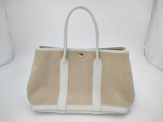 HERMES Garden Party TPM □N Tote Bag