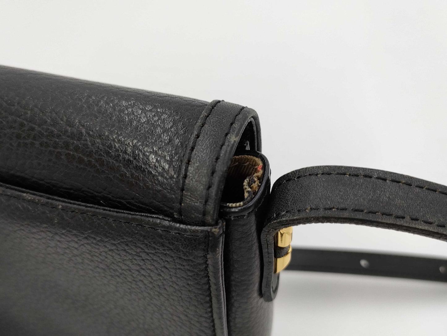 Burberry's Nova Check Shadow Horse Leather Shoulder Bag