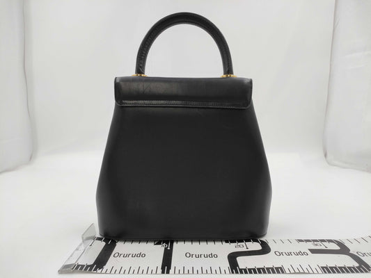 GUCCI Heel Stud Leather Handbag