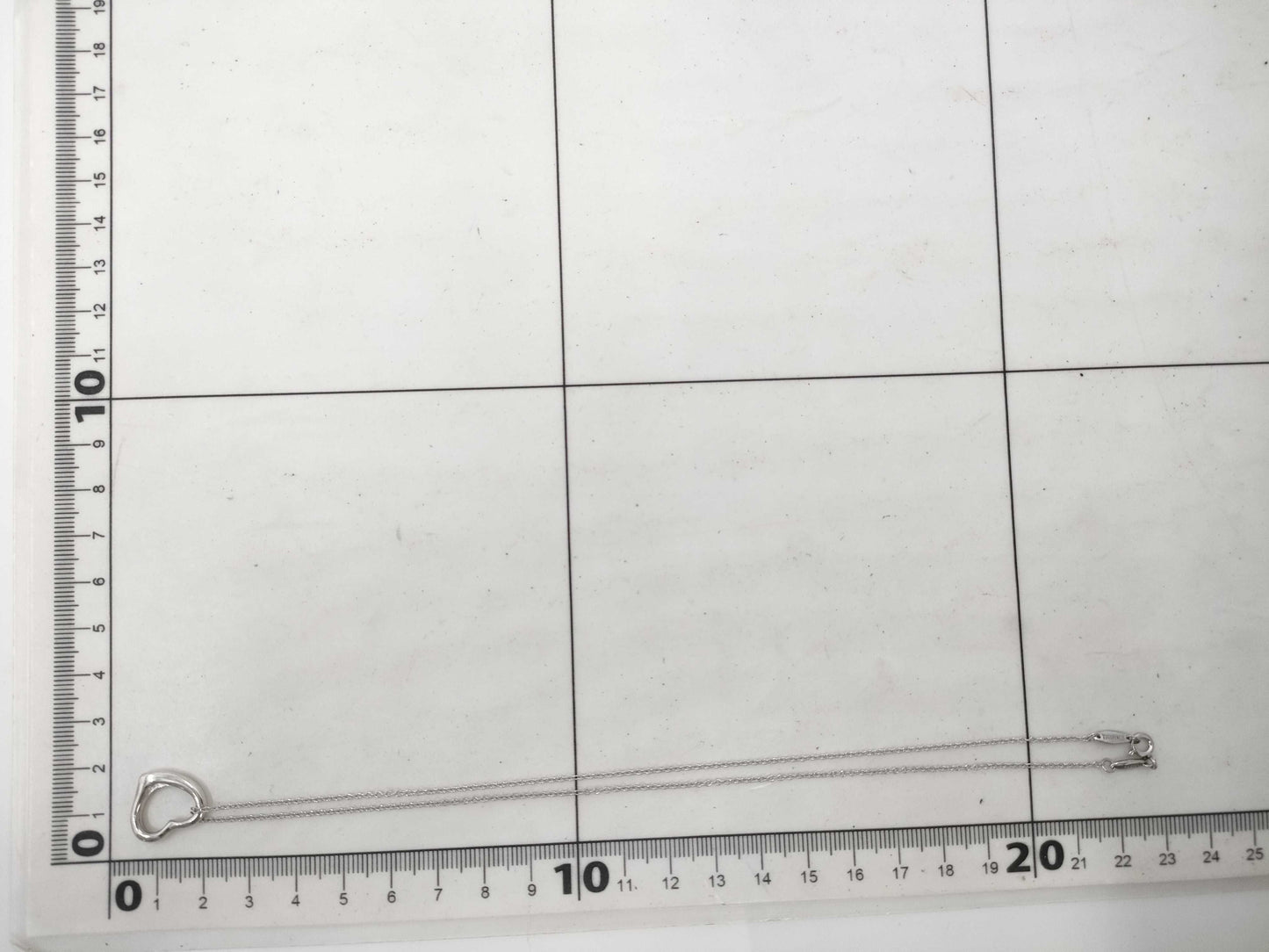 Tiffany & Co. Open Heart Necklace SV925 Pendant Necklace