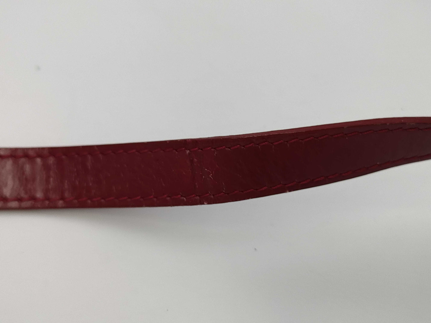 CELINE Gancini Hardware Leather Box Shoulder Bag