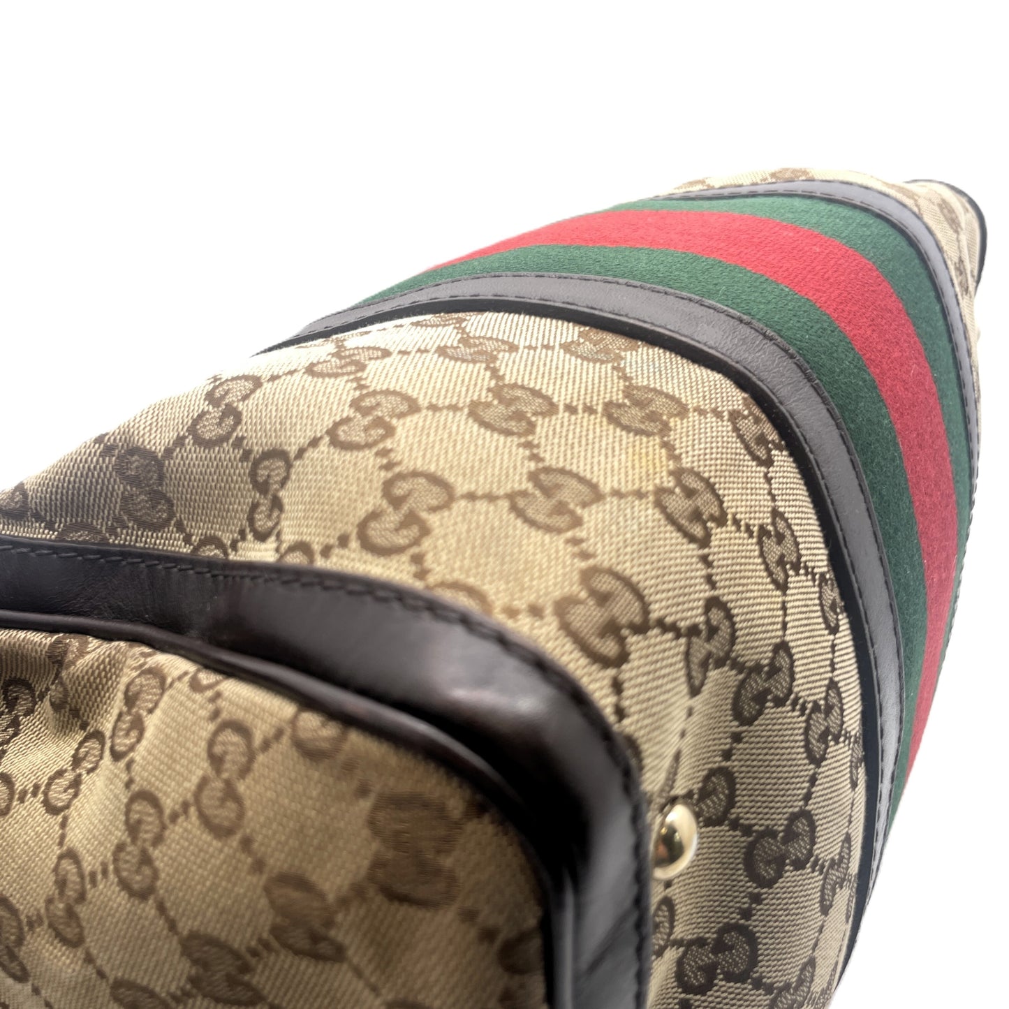 GUCCI Gucci Sherry Line Canvas 2way Boston Bag Boston Bag