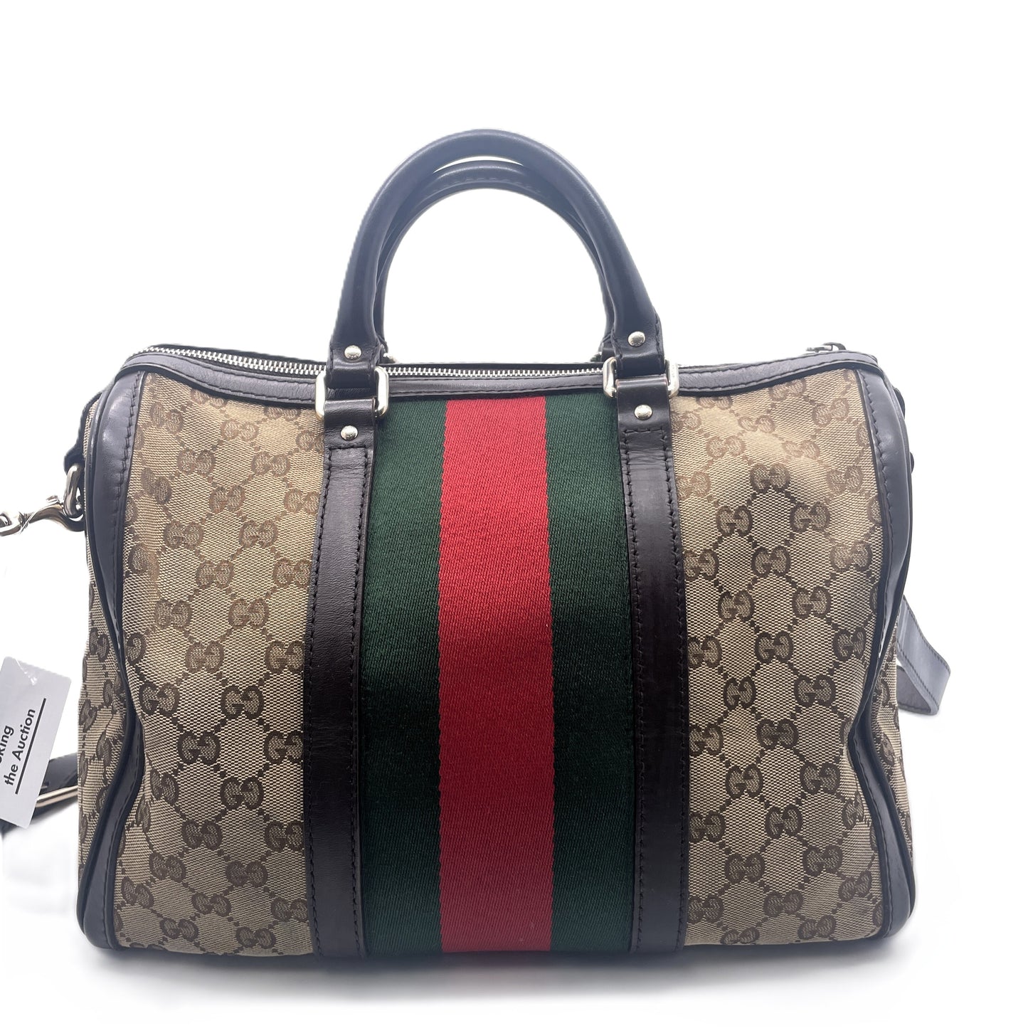 GUCCI Gucci Sherry Line Canvas 2way Boston Bag Boston Bag