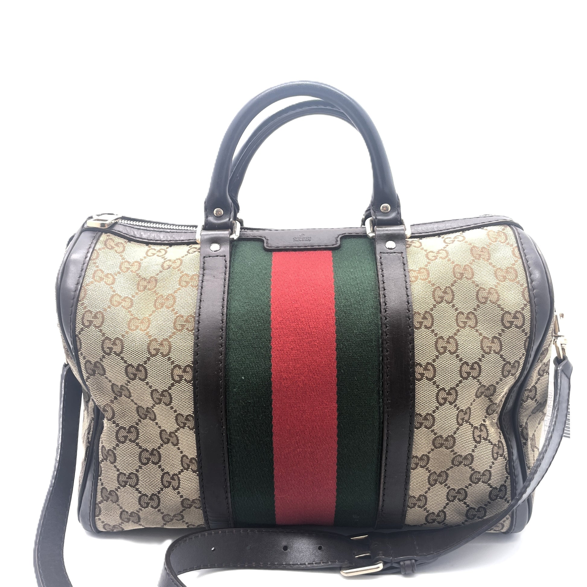 GUCCI Gucci Sherry Line Canvas 2way Boston Bag Boston Bag