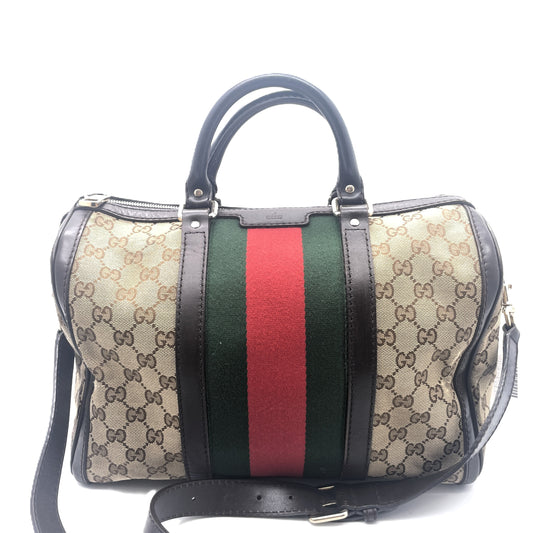 GUCCI Gucci Sherry Line Canvas 2way Boston Bag Boston Bag