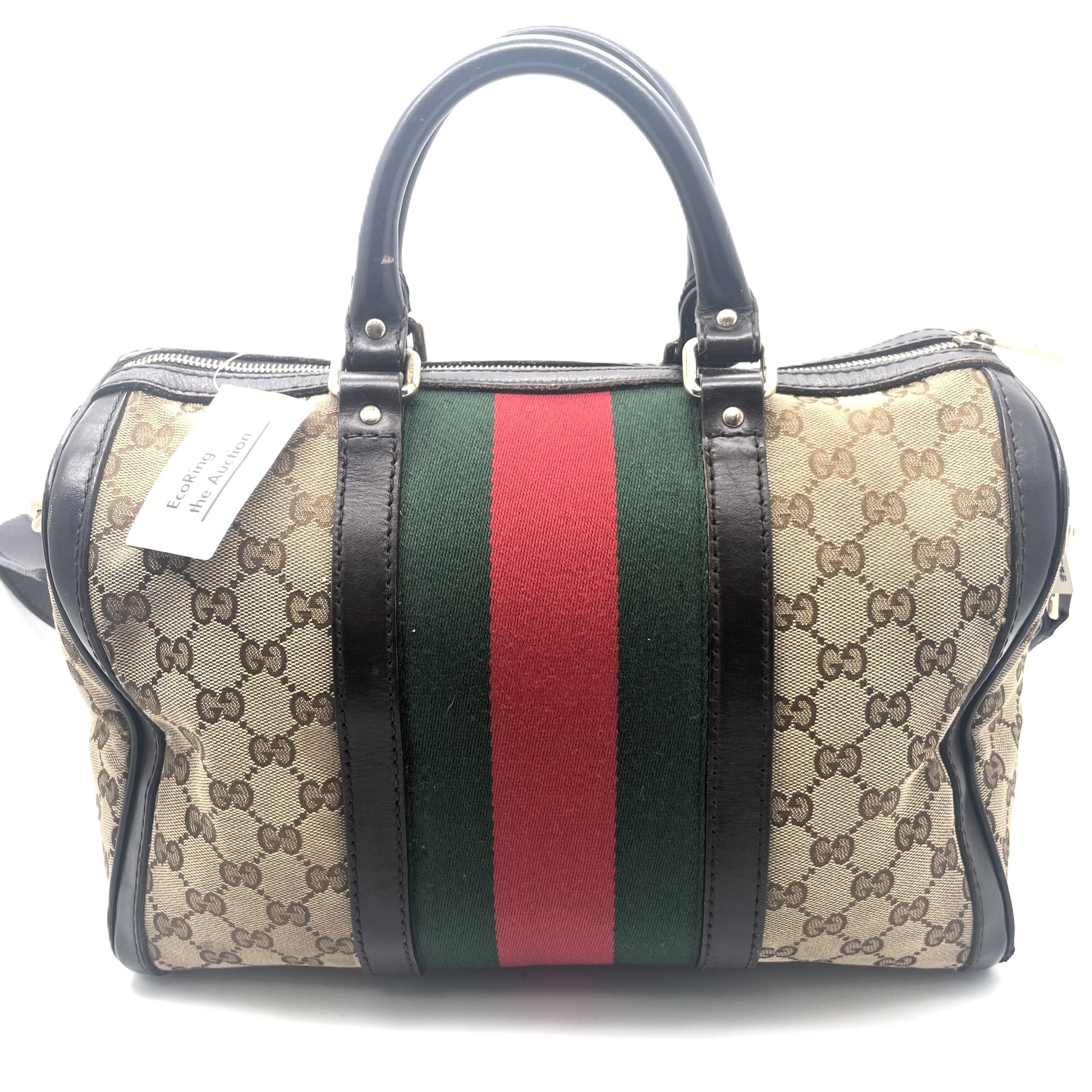 GUCCI Gucci Sherry Line Canvas Boston Bag Boston Bag