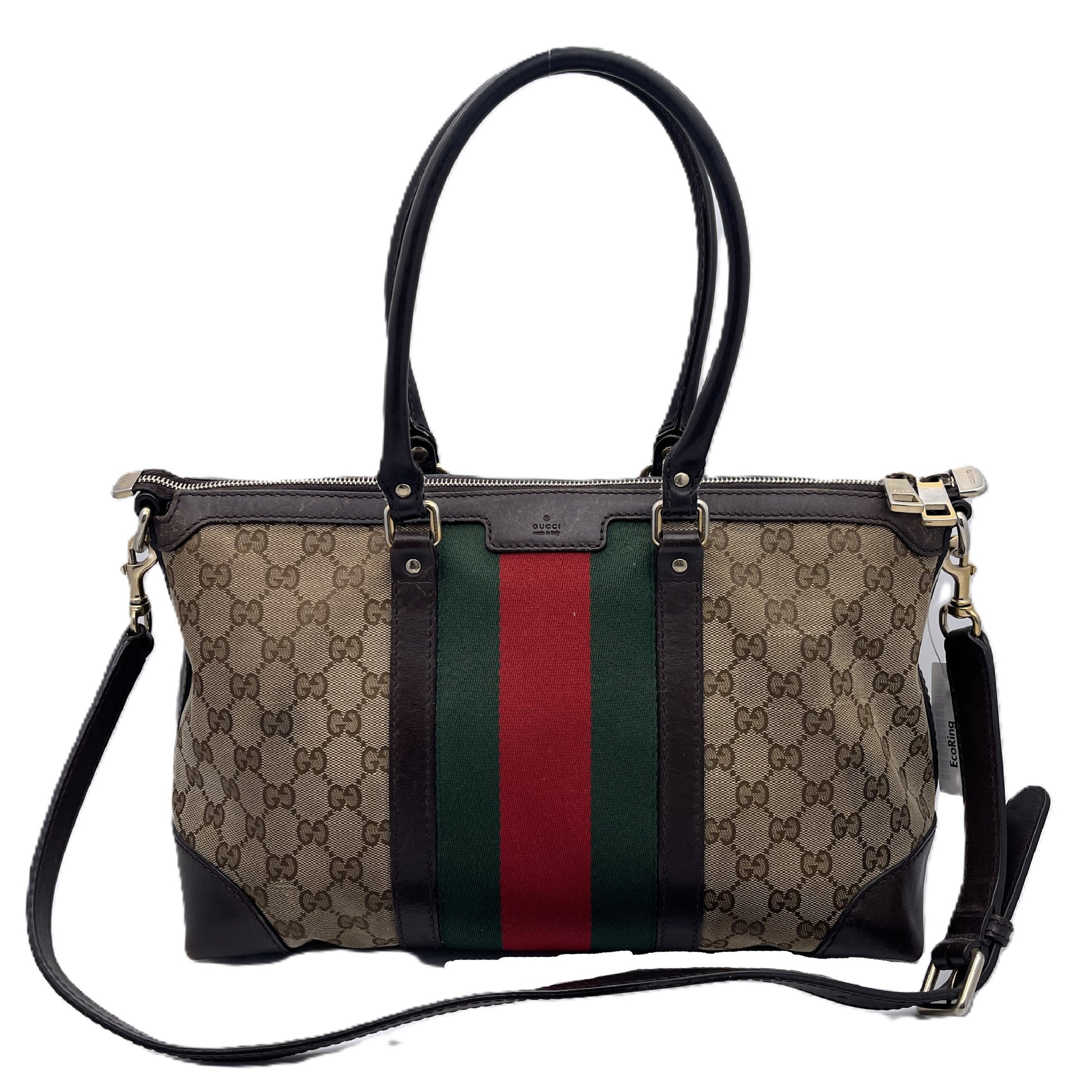 GUCCI Gucci Sherry Line Canvas Boston Bag Boston Bag