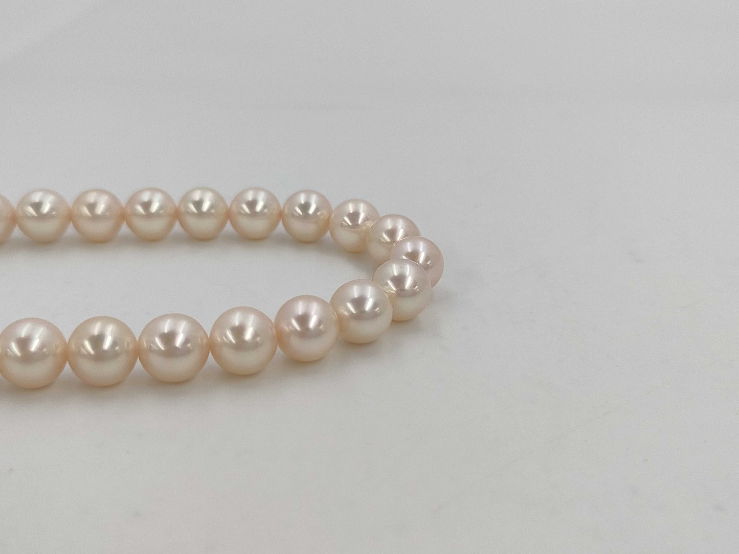 Pearl Diameter Approx. 7.4-7.7mm SV 36.2g Necklace