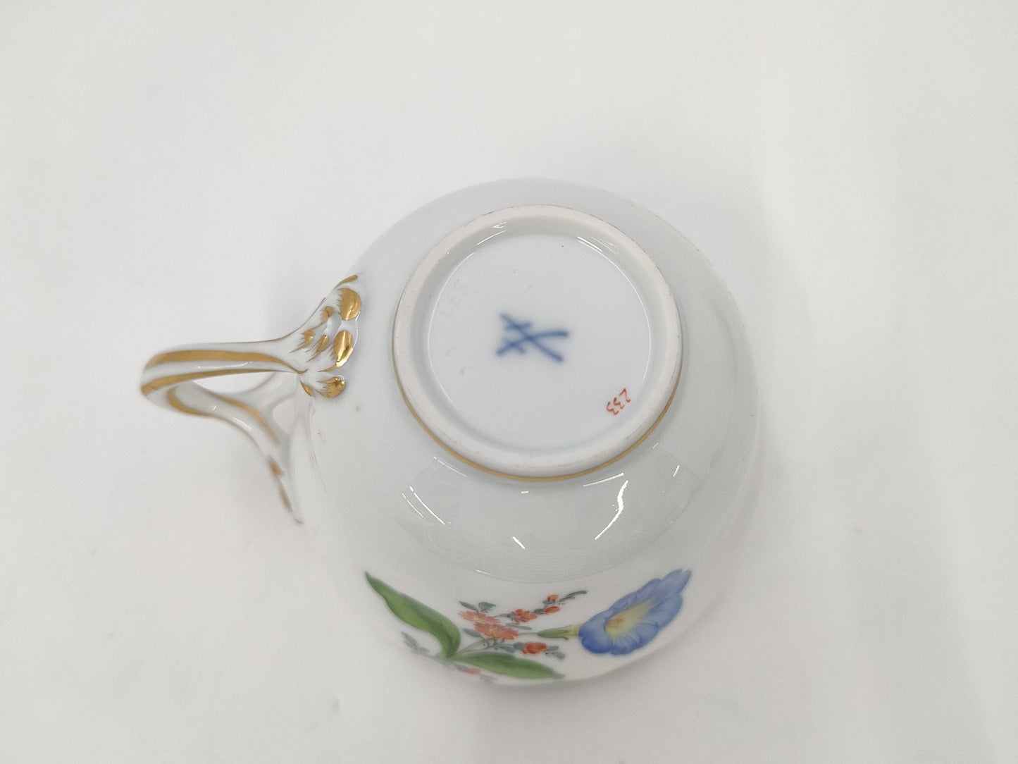 MEISSEN Cup Saucer Basic Flower Two Flowers Cup & Saucer