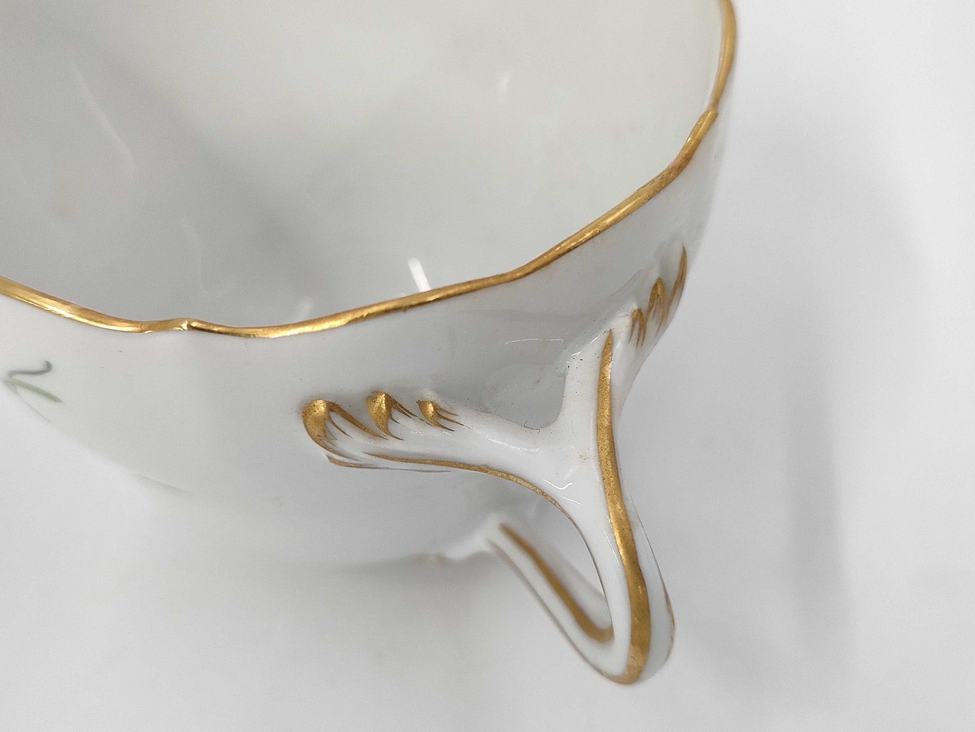 MEISSEN Cup Saucer Basic Flower Two Flowers Cup & Saucer