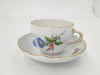 MEISSEN Cup Saucer Basic Flower Two Flowers Cup & Saucer