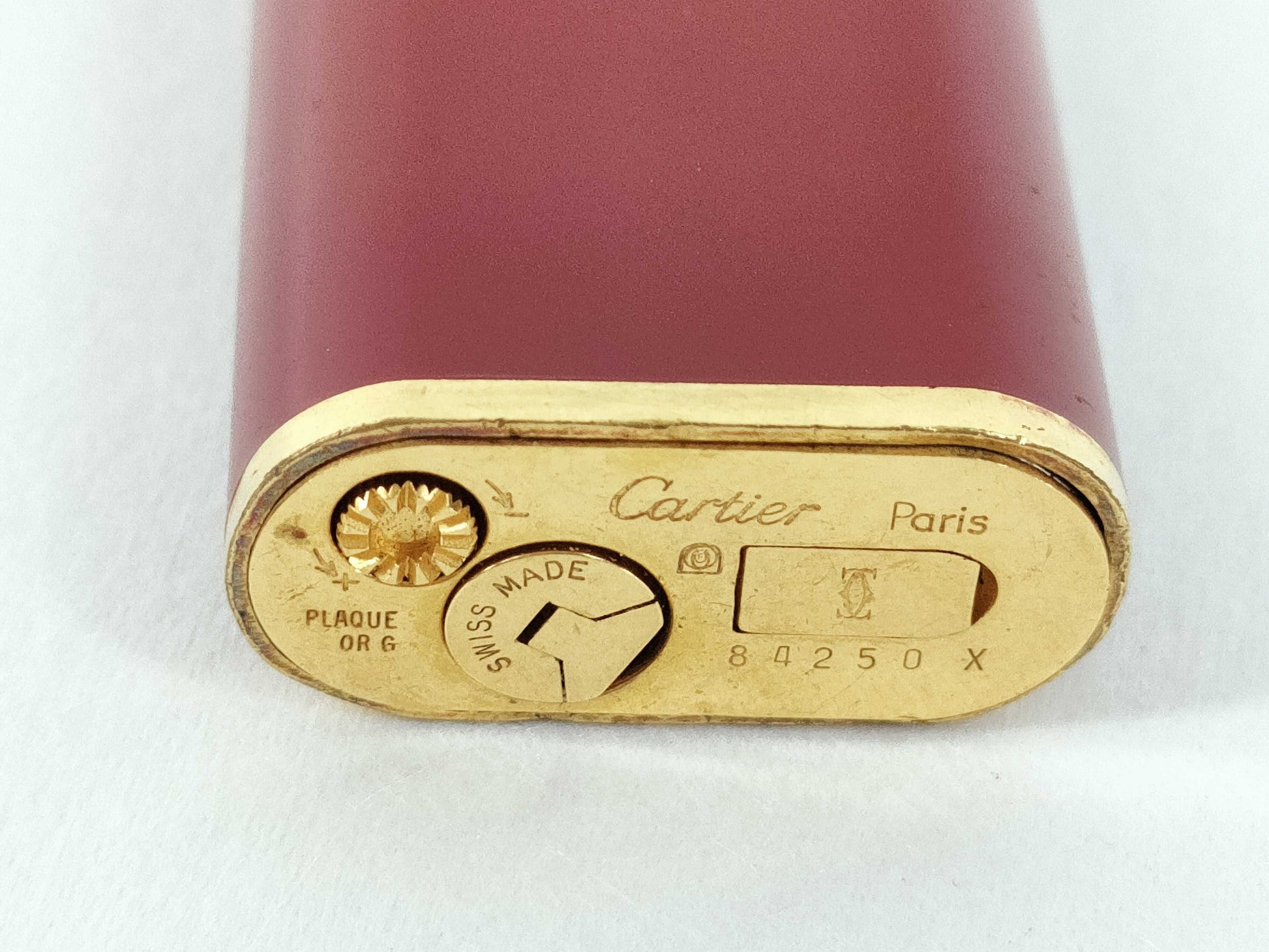 Cartier Cartier Lighter Red Lacquer Other Accessories