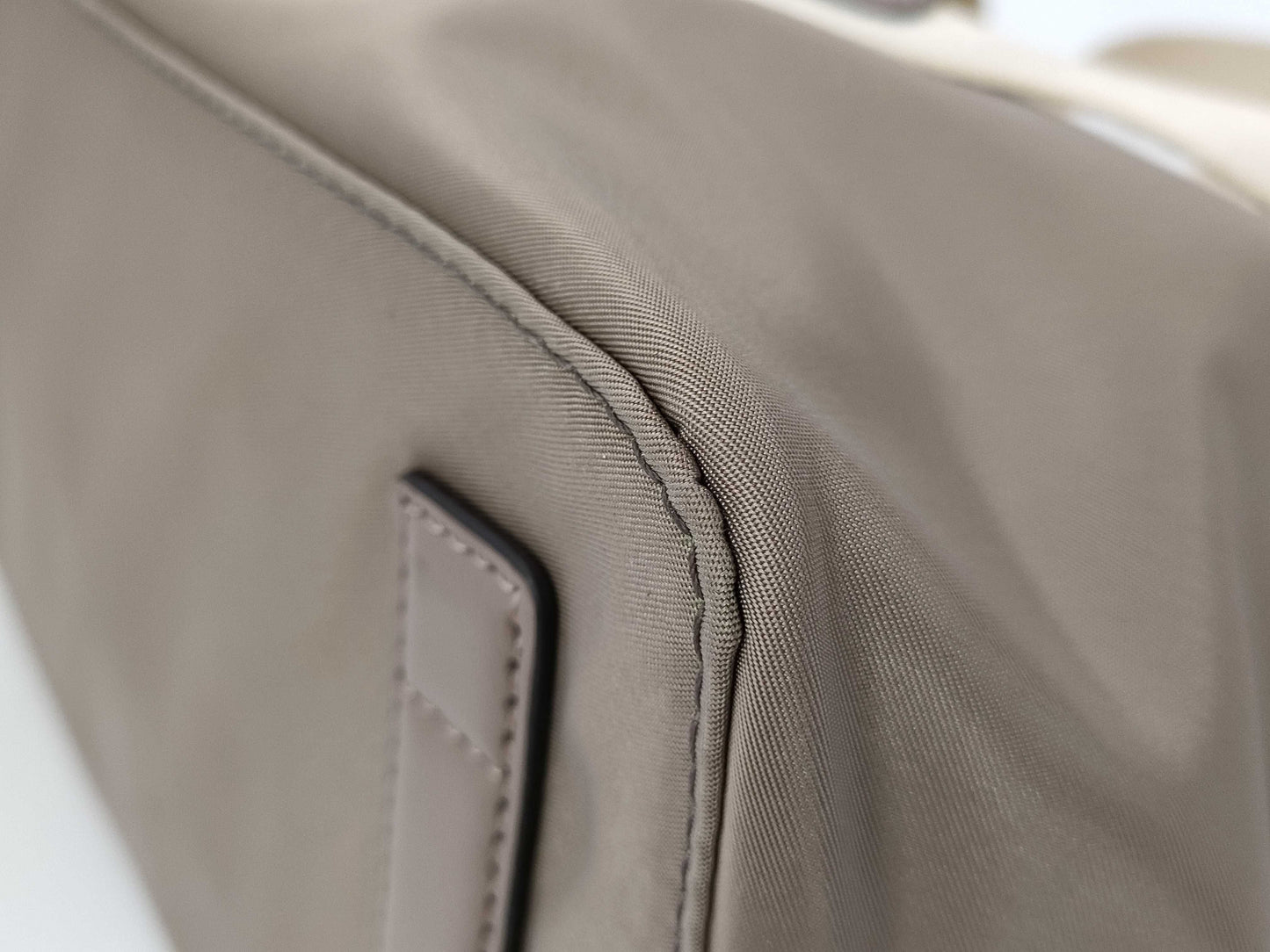 Michael Kors Greige Beige Nylon Tote Bag