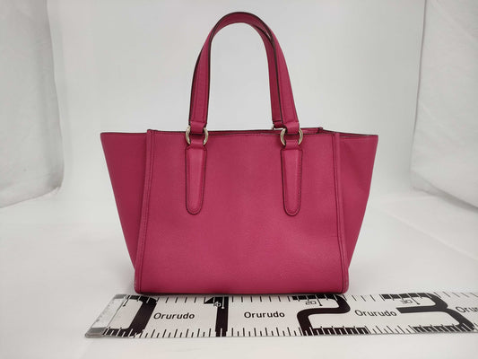 COACH 2way Shoulder Pink Leather Purse
