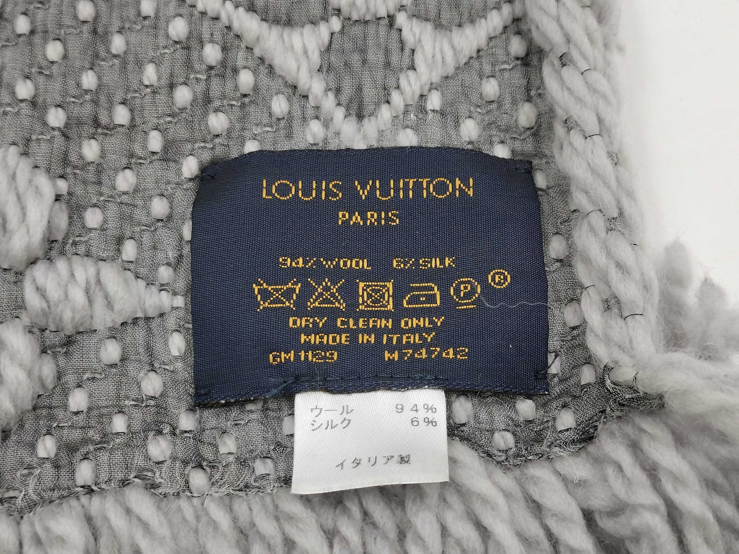 LOUIS VUITTON Vuitton Muffler Logomania M74742 Other Accessories