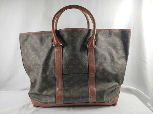LOUIS VUITTON Monogram Louis Vuitton Handbag Big Tote Bag Tote Bag