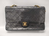 CHANEL Lambskin Matelasse Double Flap Double Chain Shoulder Bag, No. 1 Serial Seal, Shoulder Bag