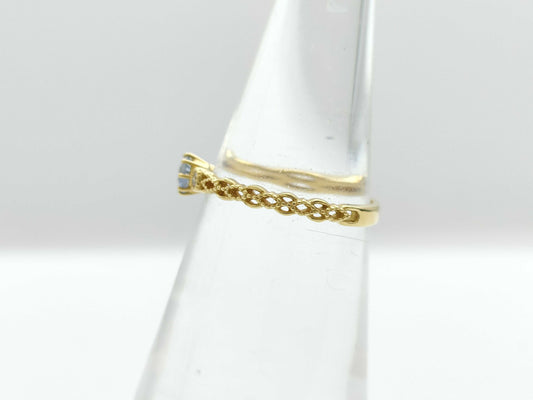 S0.20ct D0.04ct K18 1.5g Ring