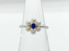 Pearl Diameter Approx. 3.3mm-3.4mm Aouinite 0.08ct PT950 2.8g Ring