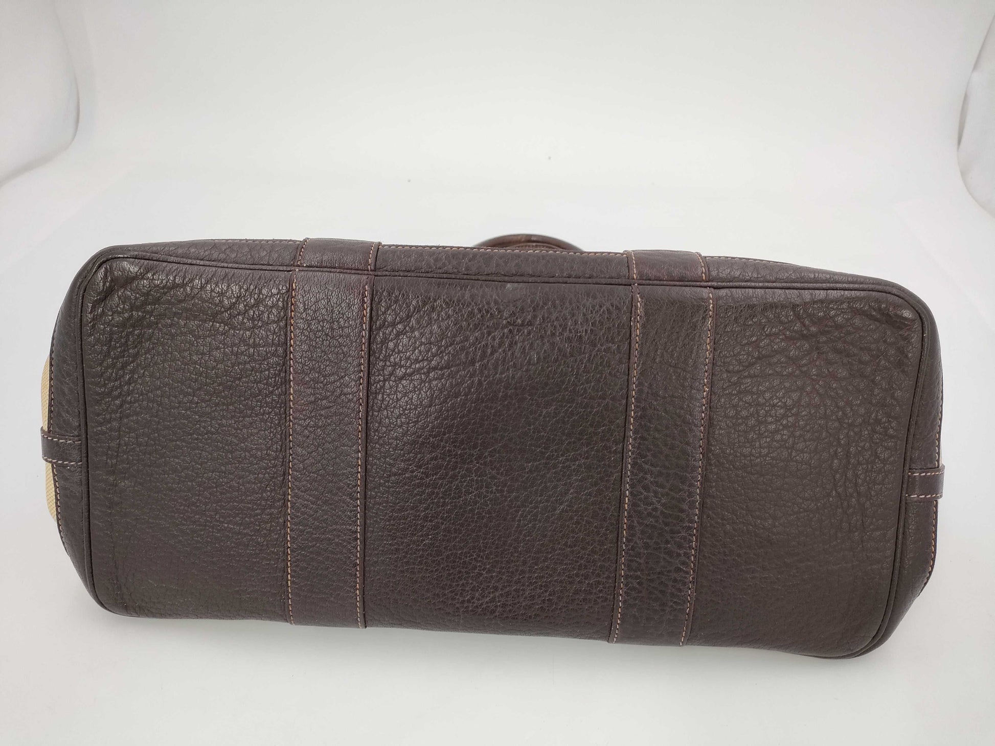 HERMES Garden Party PM Brown Tote Bag