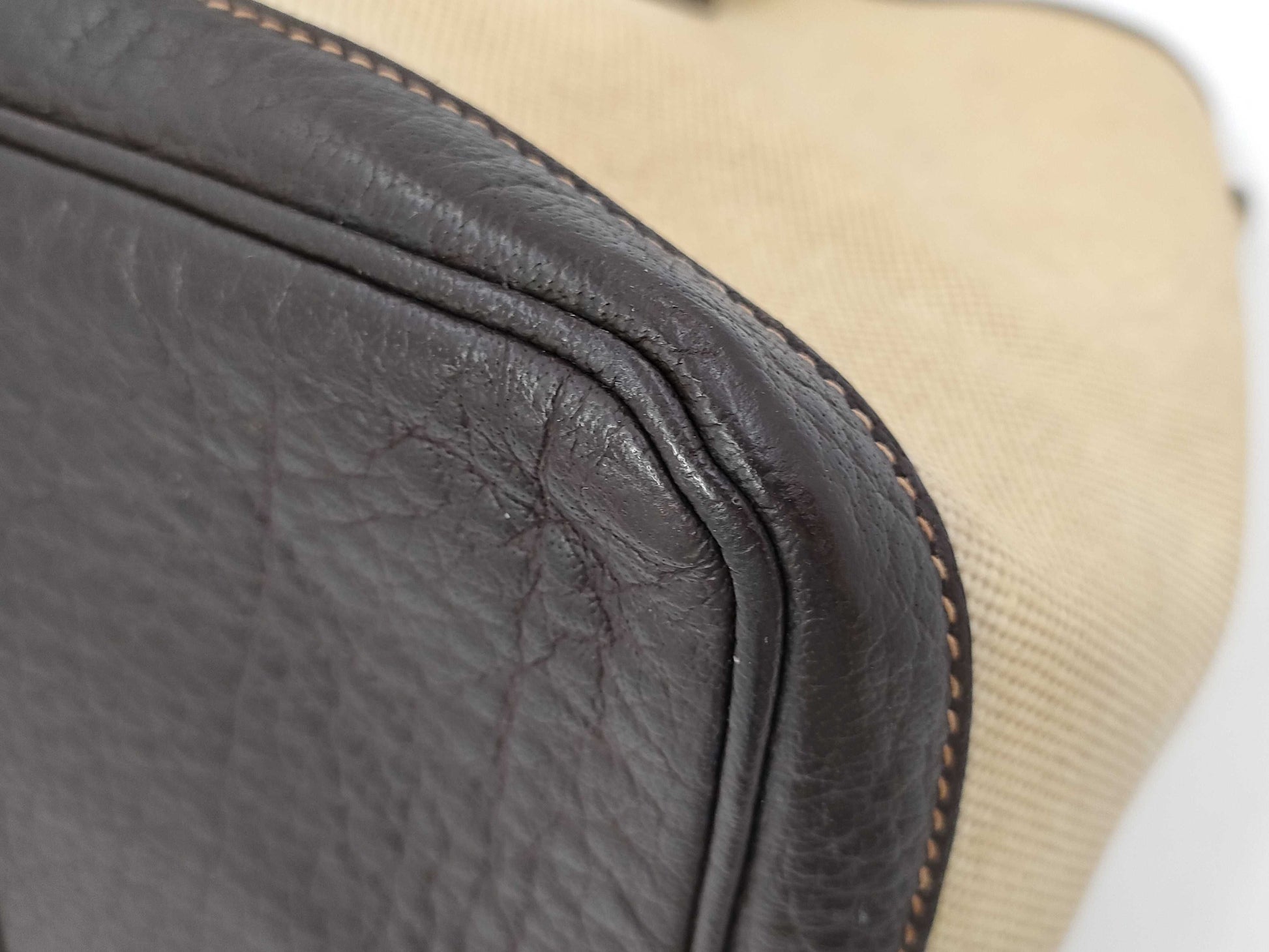 HERMES Garden Party PM Brown Tote Bag
