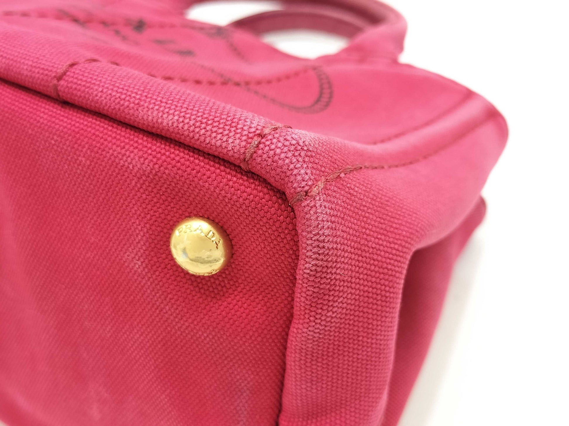 PRADA Kanapa Mini Purse ST Red Handbag