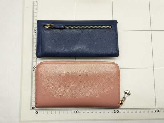PRADA PRADA Prada Leather Long Wallet 2 Piece Wallet
