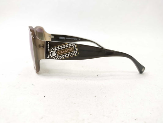 COACH COACH Rhinestone Sunglasses Olive Sunglasses