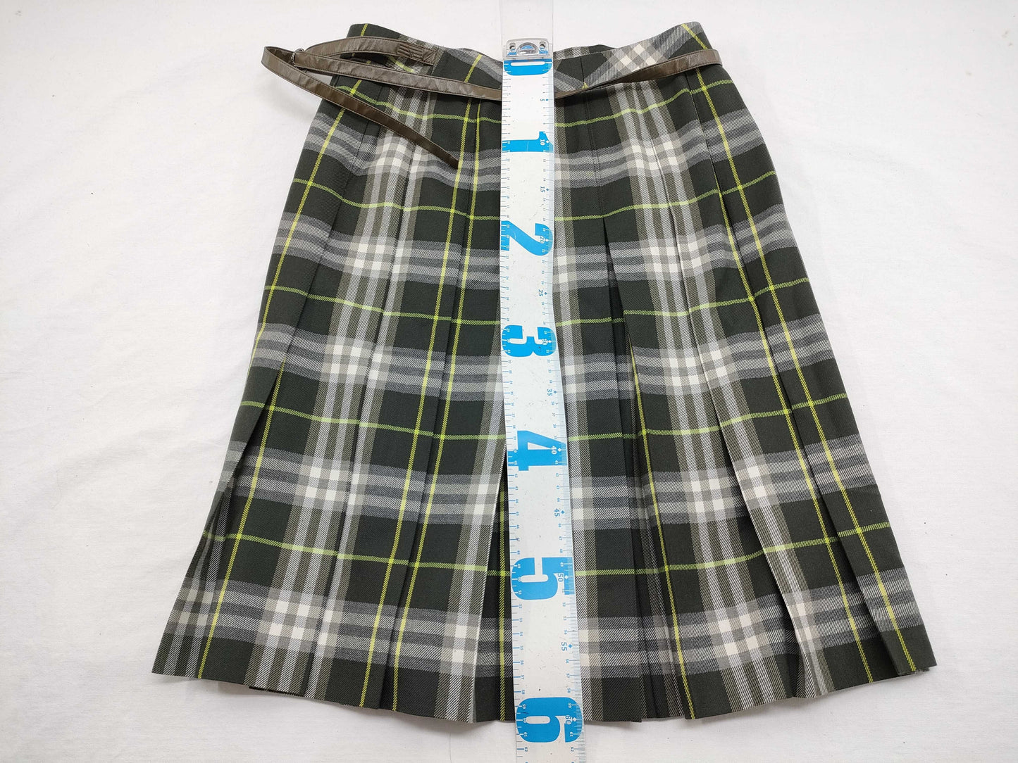 BURBERRY BURBERRY Plaid Skirt Green Notation 40 Skirt