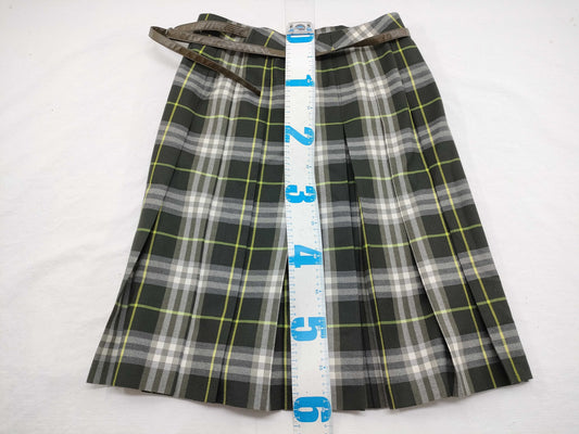 BURBERRY BURBERRY Plaid Skirt Green Notation 40 Skirt