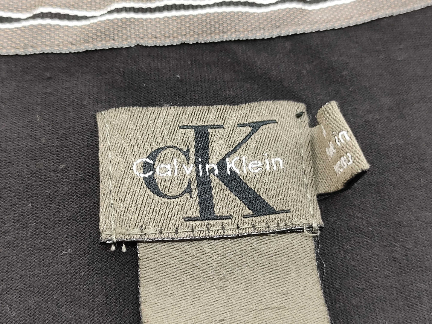 Calvin Klein Long T-Shirt Top Black M Top