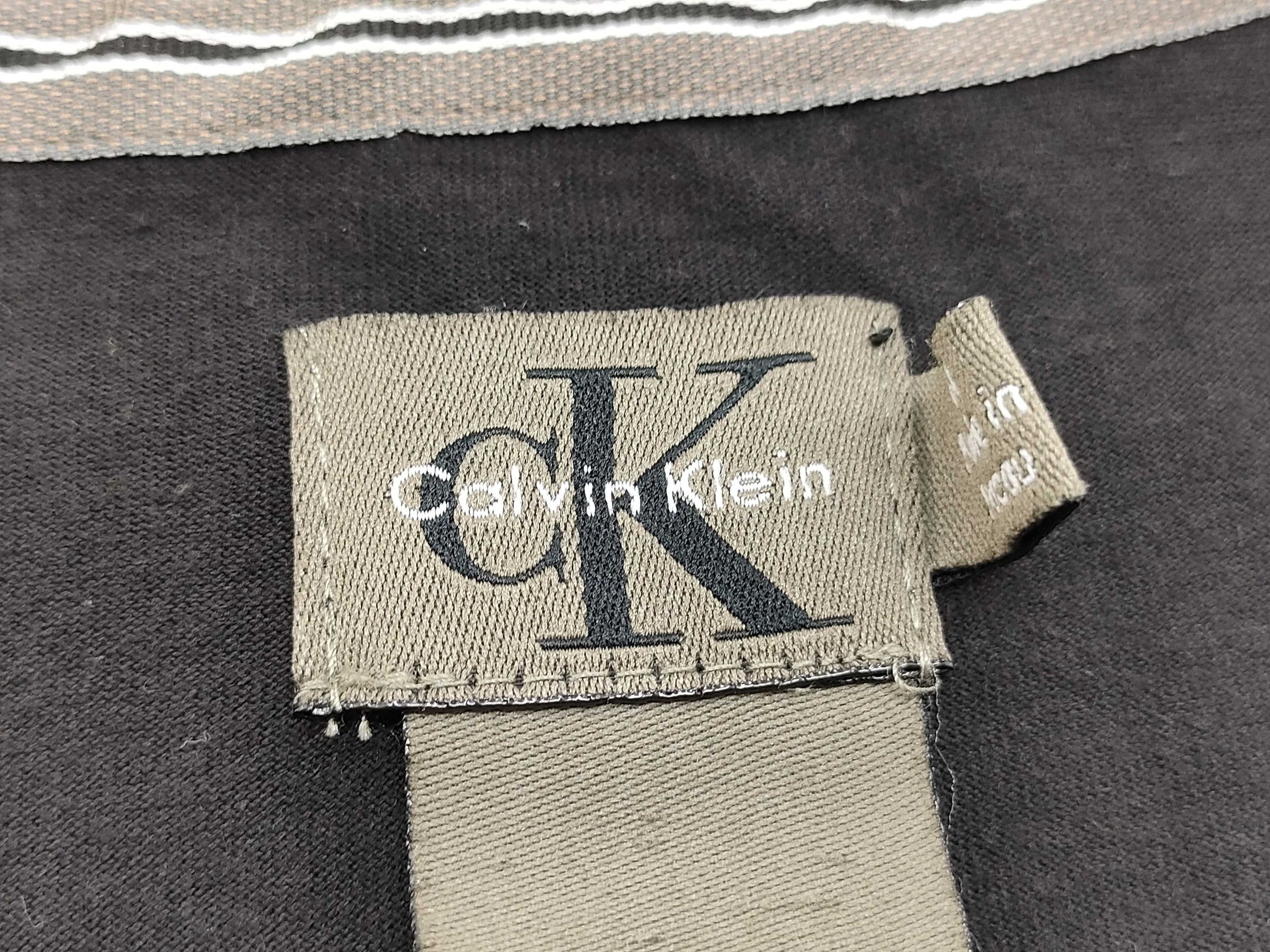 Calvin Klein Long T-Shirt Top Black M Top