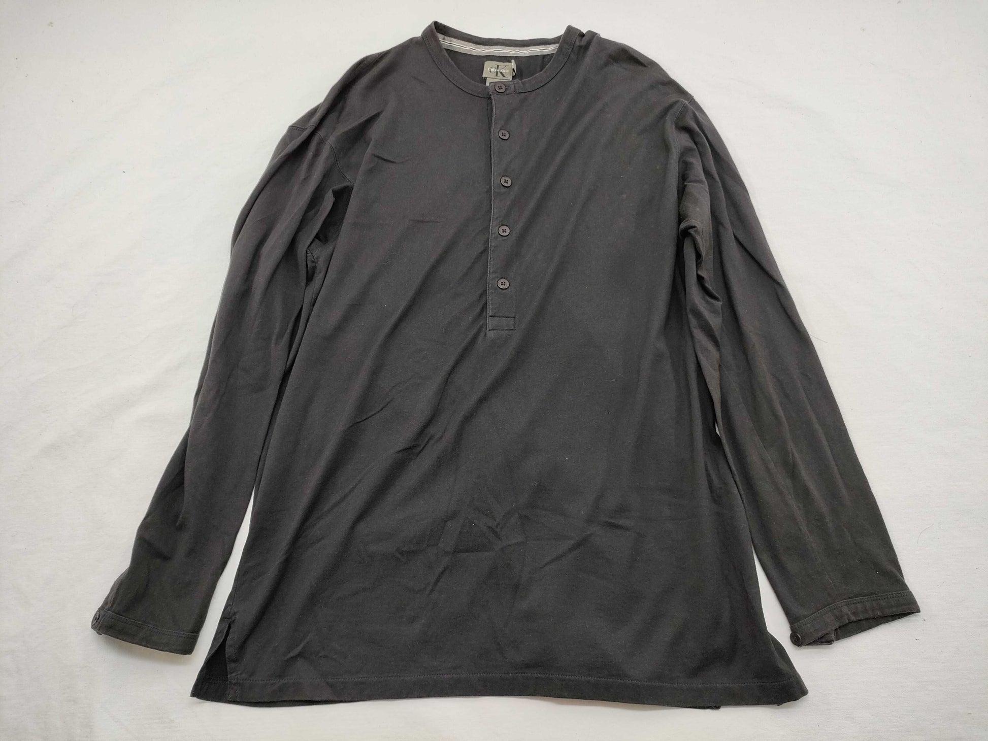 Calvin Klein Long T-Shirt Top Black M Top
