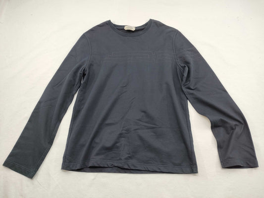 HERMES Stitch Design Long T-Shirt Long Sleeve Top