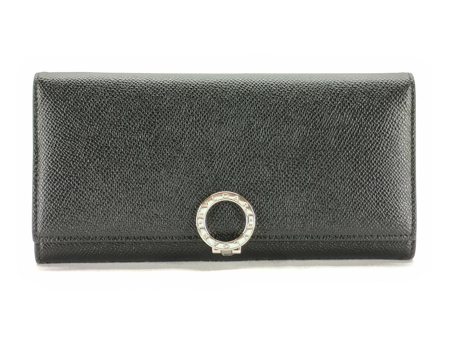 BVLGARI Bulgari Zero One Clip Long Wallet Black Wallet